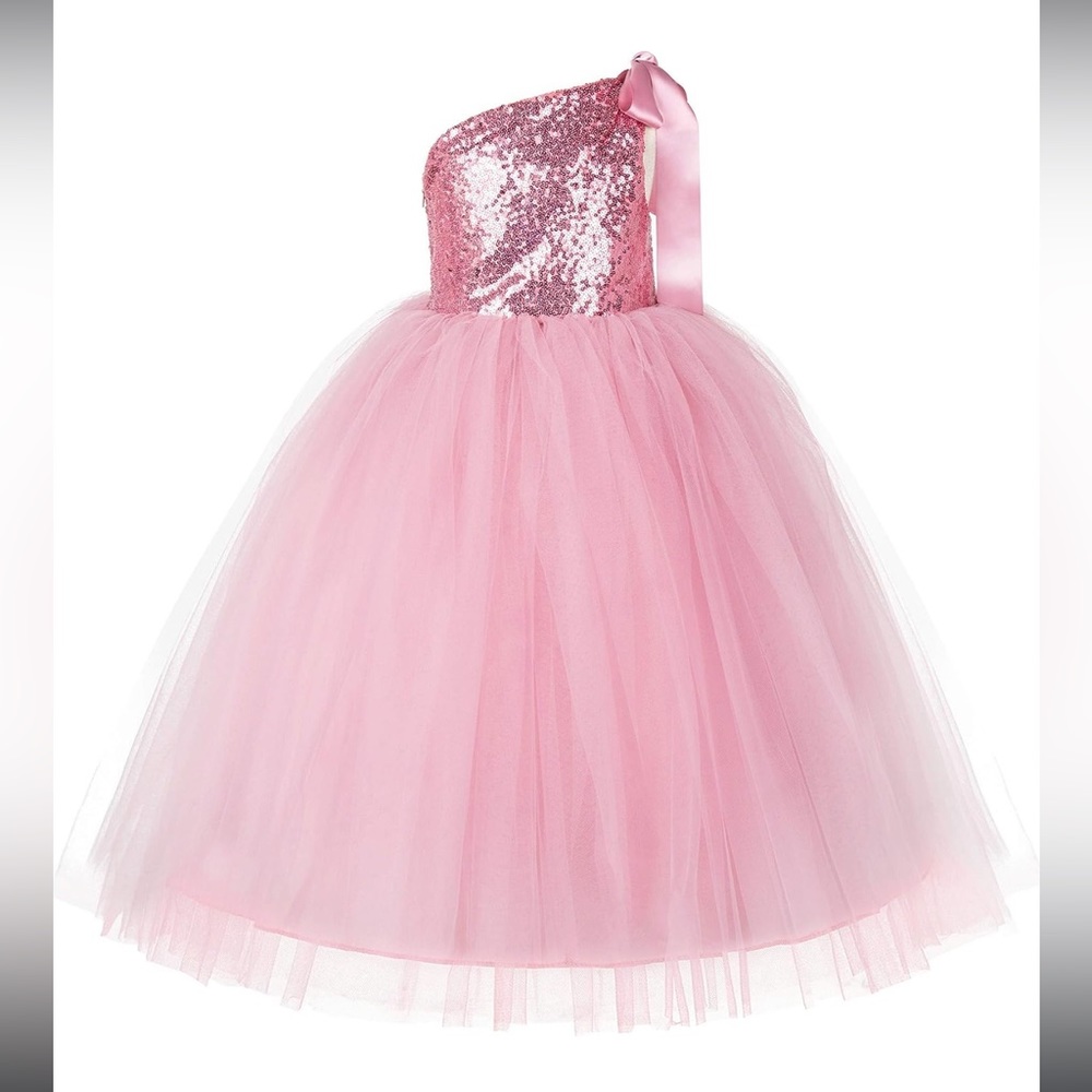 Vintage Corset Tutu Baby Flower Girl Dress Formal